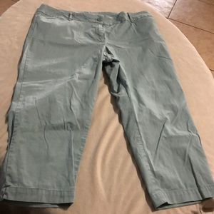 Curvy crop blue loft women’s size 16